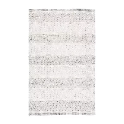 Martha Stewart Rae Stripe Loomed Indoor Rectangular Area Rug