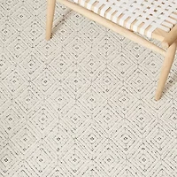 Martha Stewart Zena Bordered Loomed Indoor Rectangular Area Rug