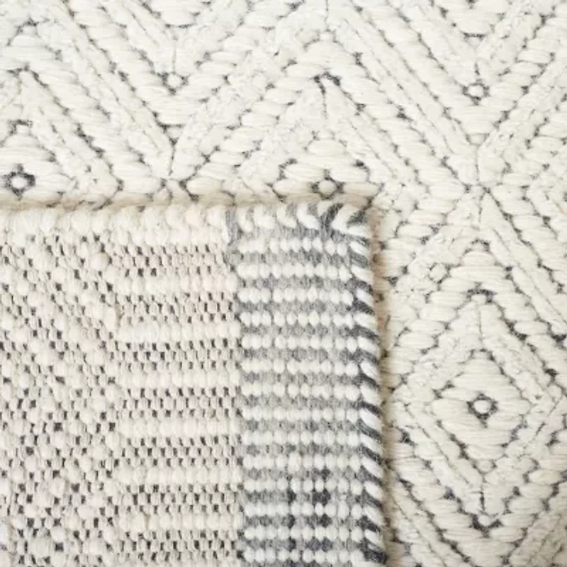 Martha Stewart Zena Bordered Loomed Indoor Rectangular Area Rug