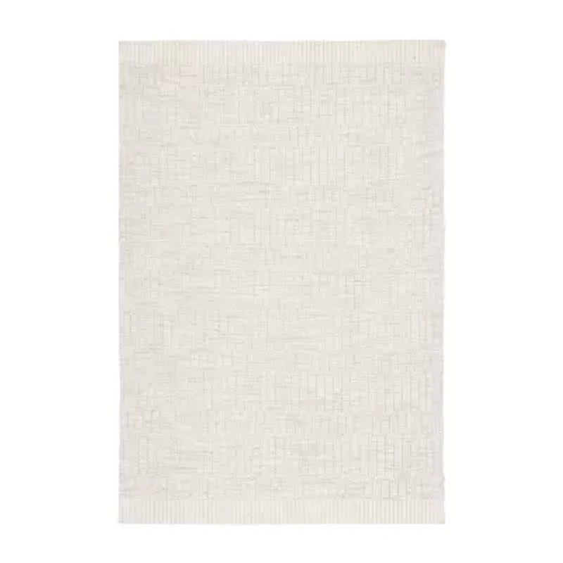 Martha Stewart Faye Stripe Loomed Indoor Rectangular Area Rug