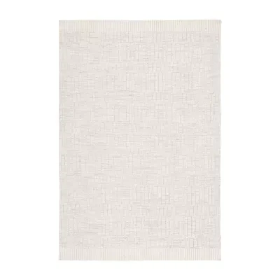 Martha Stewart Faye Stripe Loomed Indoor Rectangular Area Rug