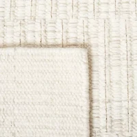 Martha Stewart Faye Stripe Loomed Indoor Rectangular Area Rug