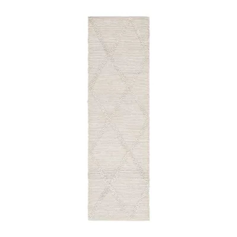 Martha Stewart Iona Solid Woven 27" X 96" Indoor Rectangular Runner