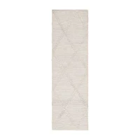 Martha Stewart Iona Solid Woven 27" X 96" Indoor Rectangular Runner