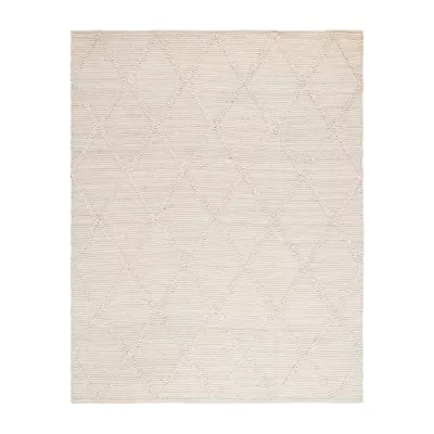 Martha Stewart Iona Solid Woven Indoor Rectangular Area Rug