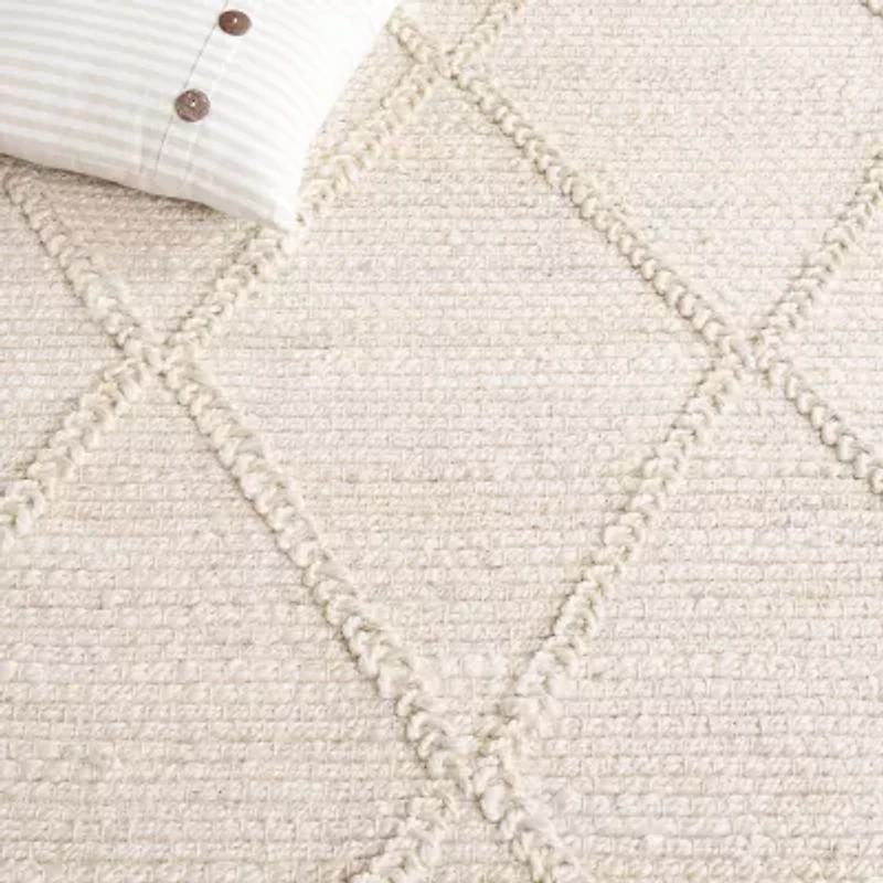 Martha Stewart Iona Solid Woven Indoor Rectangular Area Rug