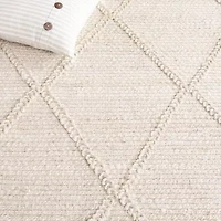 Martha Stewart Iona Solid Woven Indoor Rectangular Area Rug