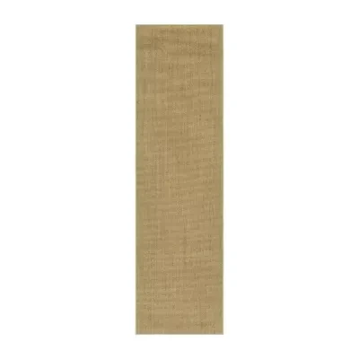 Martha Stewart Lilly Solid Woven Indoor Rectangular Runner