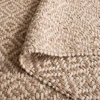 Martha Stewart Nell Bordered Woven 6' X 6' Indoor Round Area Rug