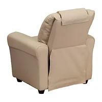 Vana Plush Recliner with Cup Holder for Kids