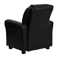 Vana Plush Recliner with Cup Holder for Kids