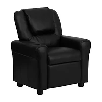 Vana Plush Recliner with Cup Holder for Kids