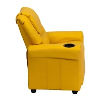 Vana Plush Recliner with Cup Holder for Kids