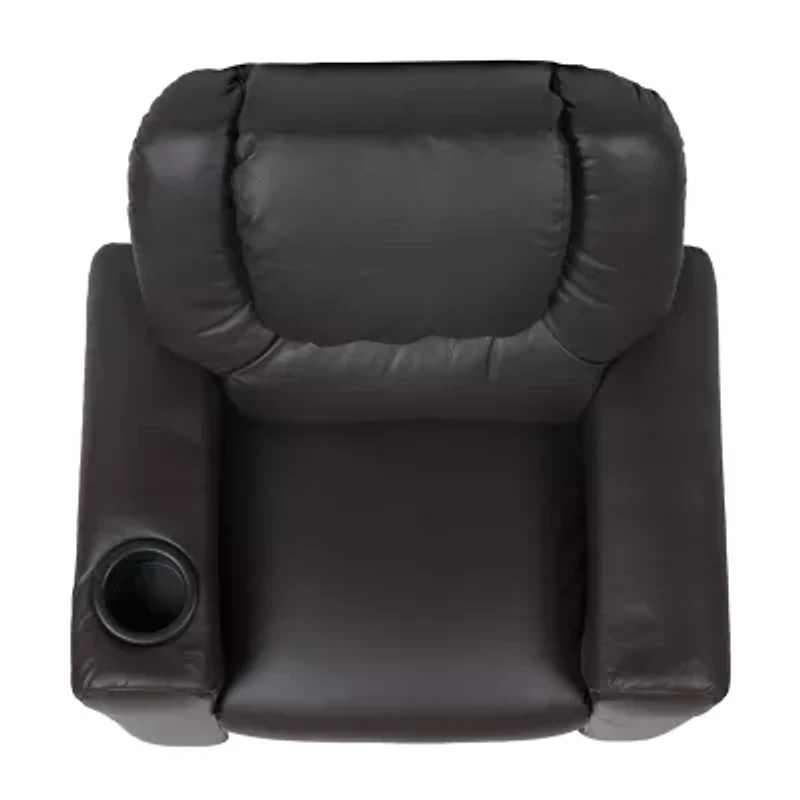 Vana Plush Recliner with Cup Holder for Kids