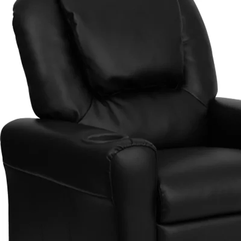 Vana Plush Recliner with Cup Holder for Kids