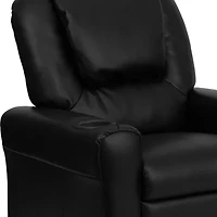 Vana Plush Recliner with Cup Holder for Kids