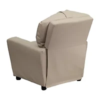 Chandler Plush Recliner with Cup Holder for Kids