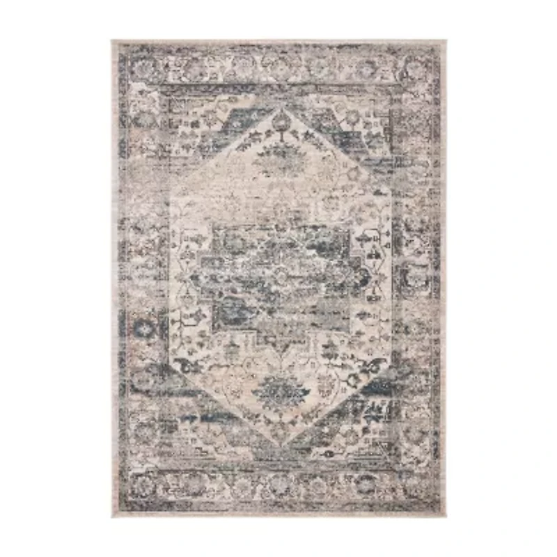 Martha Stewart Molly Medallion 6'7" X 9' Indoor Rectangular Area Rug