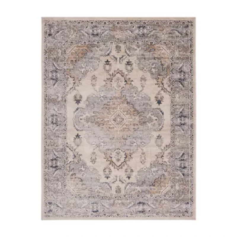 Martha Stewart Zara Medallion Washable 11' X 15' Indoor Rectangular Area Rug