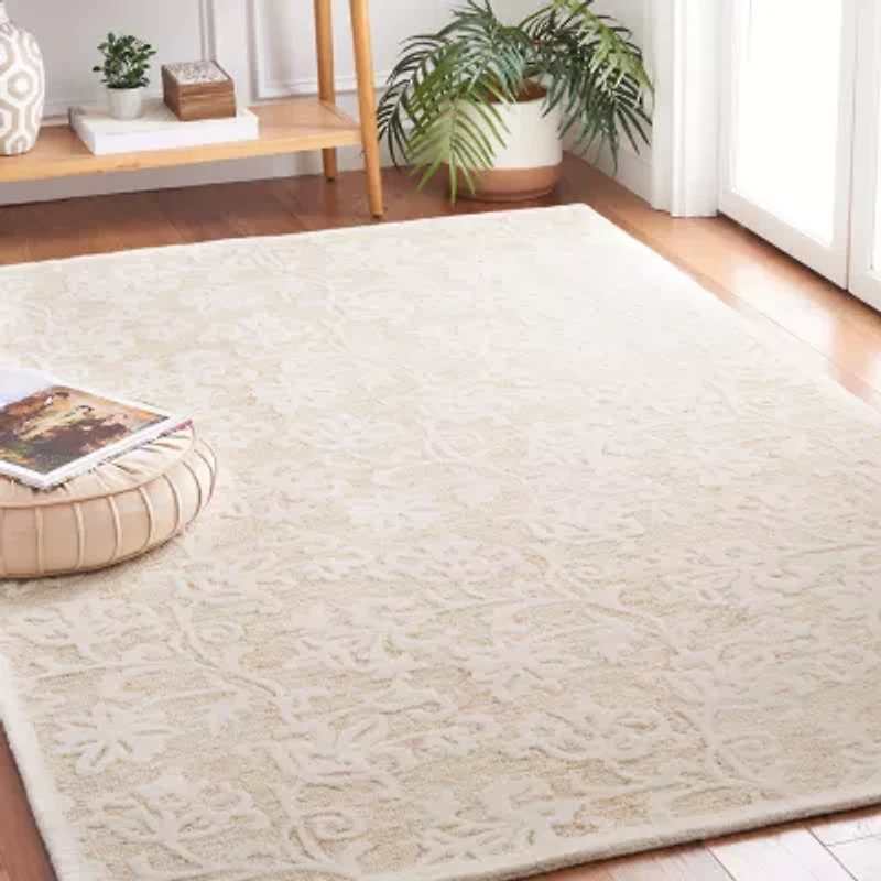 Martha Stewart Edi Floral Indoor Rectangular Area Rug
