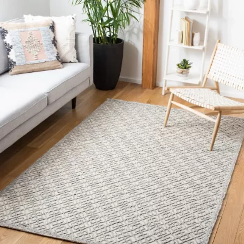 Martha Stewart Grace Bordered Indoor Rectangular Area Rug