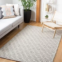Martha Stewart Grace Bordered Indoor Rectangular Area Rug