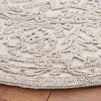 Martha Stewart Zion Bordered 6' X 6' Indoor Round Area Rug