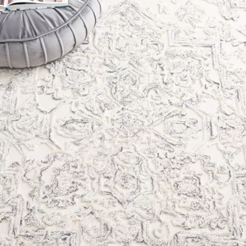 Martha Stewart Zion Bordered Indoor Rectangular Area Rug