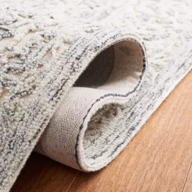 Martha Stewart Zion Bordered Indoor Rectangular Area Rug