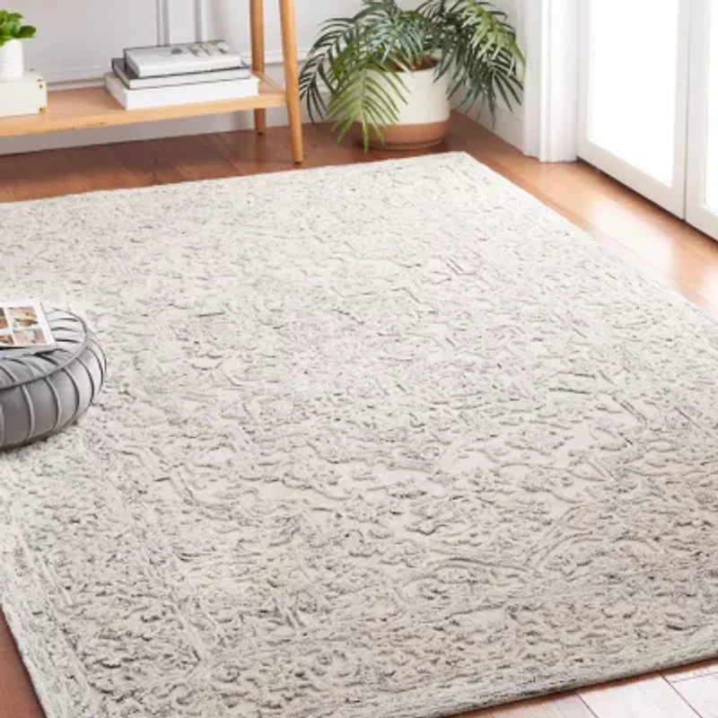 Martha Stewart Zion Bordered Indoor Rectangular Area Rug