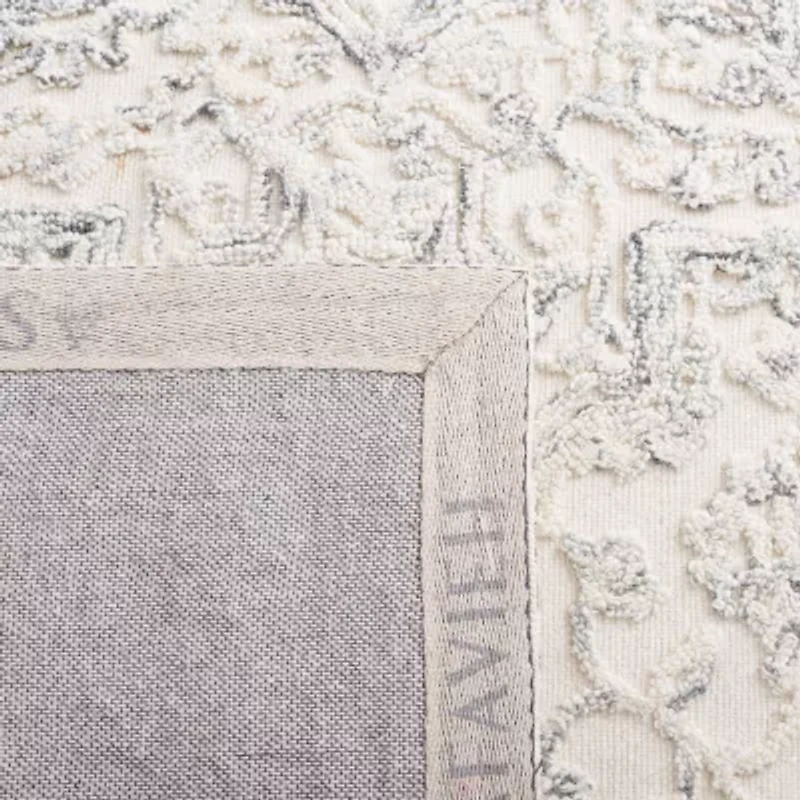 Martha Stewart Zion Bordered Indoor Rectangular Area Rug