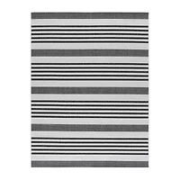 Martha Stewart Ripley Stripe 6'7" X 9' Indoor Rectangular Area Rug"