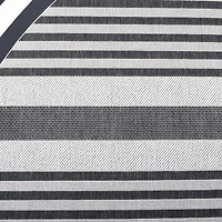 Martha Stewart Ripley Stripe 6'7" X 9' Indoor Rectangular Area Rug"