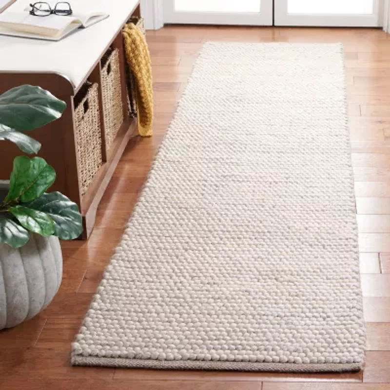 Martha Stewart Ina Stripe Woven 27" X 108" Indoor Rectangular Runner