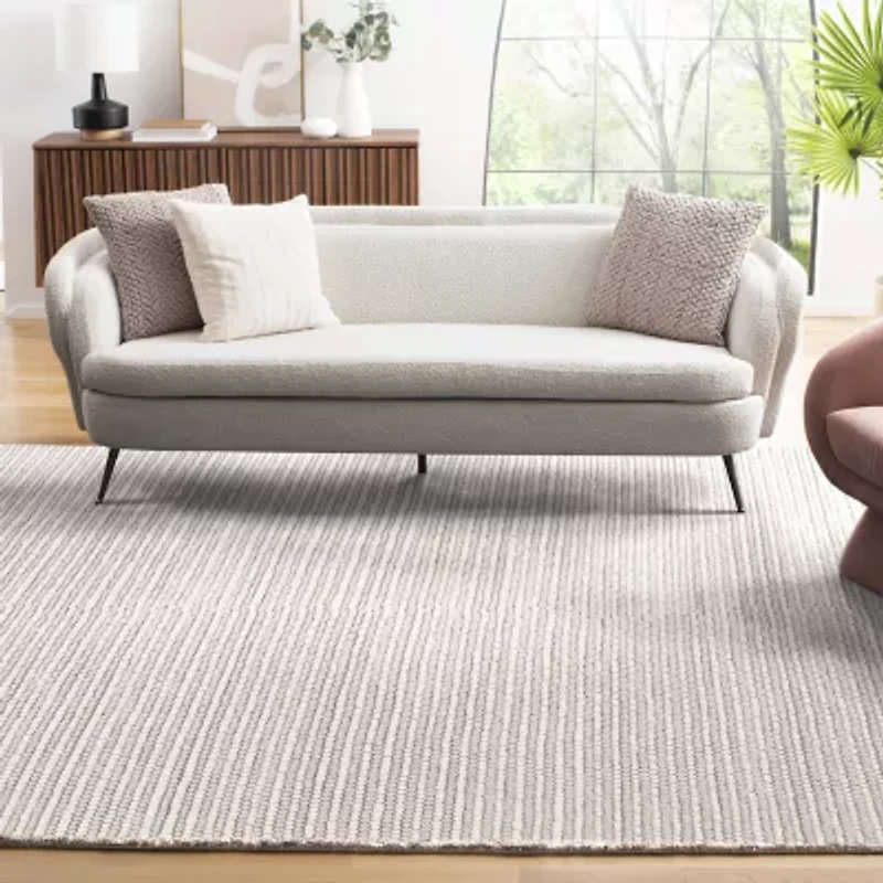 Martha Stewart Ina Stripe Woven Indoor Rectangular Area Rug