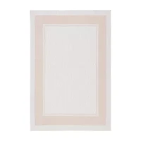 Martha Stewart Alena Bordered Washable Outdoor Rectangular Area Rug