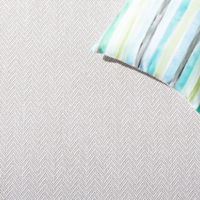 Martha Stewart Alena Bordered Washable Outdoor Rectangular Area Rug