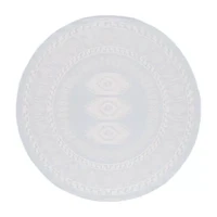 Martha Stewart Meera Medallion 6'7" X 6'7" Outdoor Round Area Rug