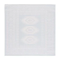 Martha Stewart Meera Medallion Washable 6'7" X 6'7" Outdoor Square Area Rug"