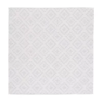 Martha Stewart Robin Geometric Washable 6'7" X 6'7" Outdoor Square Area Rug