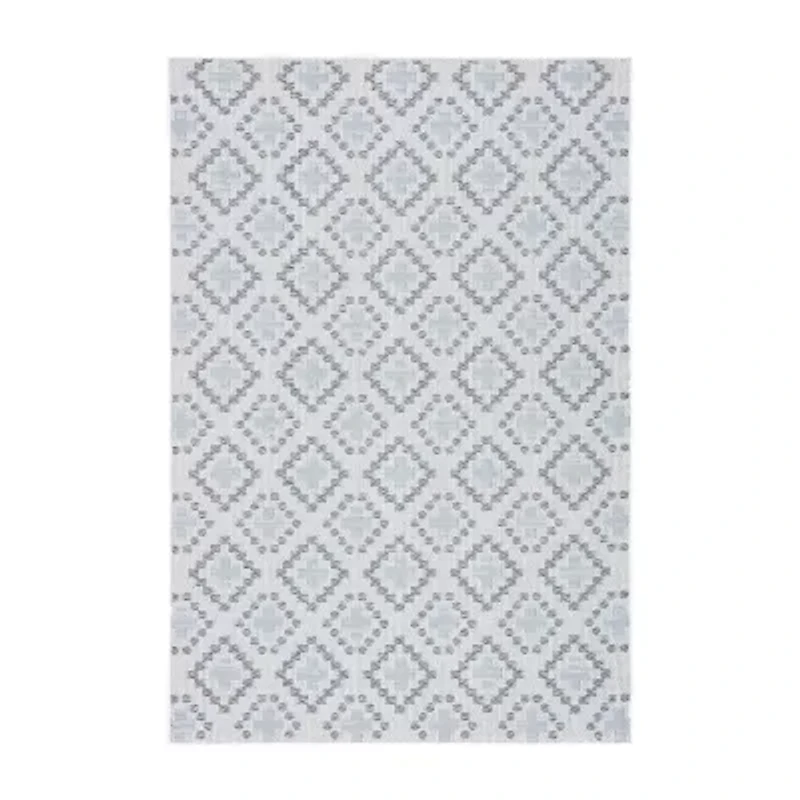 Martha Stewart Robin Geometric Outdoor Rectangular Area Rug