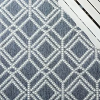 Martha Stewart Ava Bordered Washable Outdoor Rectangular Area Rug