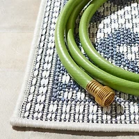 Martha Stewart Ava Bordered Washable Outdoor Rectangular Area Rug