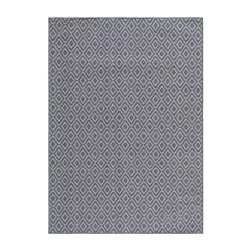 Martha Stewart Eve Geometric 6'7" X 8'7" Outdoor Rectangular Area Rug"