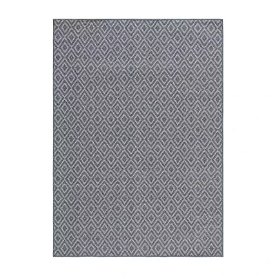 Martha Stewart Eve Geometric 6'7" X 8'7" Outdoor Rectangular Area Rug"