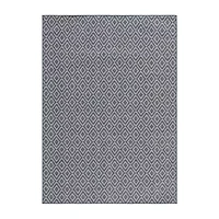 Martha Stewart Eve Geometric 6'7" X 8'7" Outdoor Rectangular Area Rug"