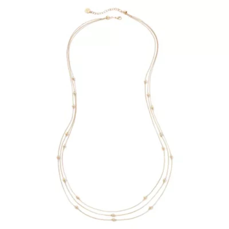 Liz Claiborne Womens 36 Inch Strand Necklace