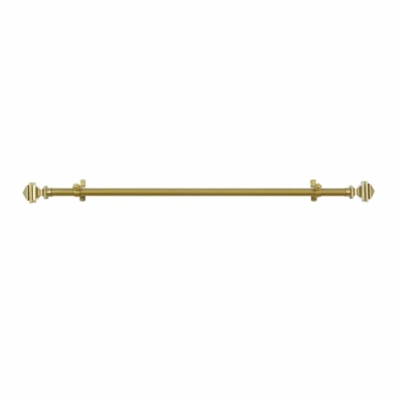 Buono II ¾" Adjustable Curtain Rod with Bach Finial