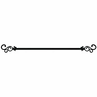 Buono II ¾" Adjustable Curtain Rod with Medley Finial