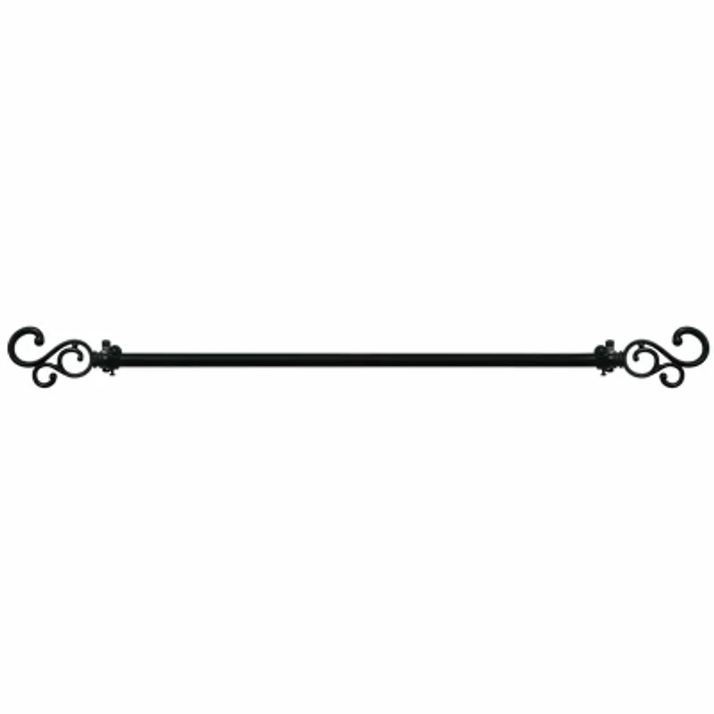 Buono II ¾" Adjustable Curtain Rod with Medley Finial